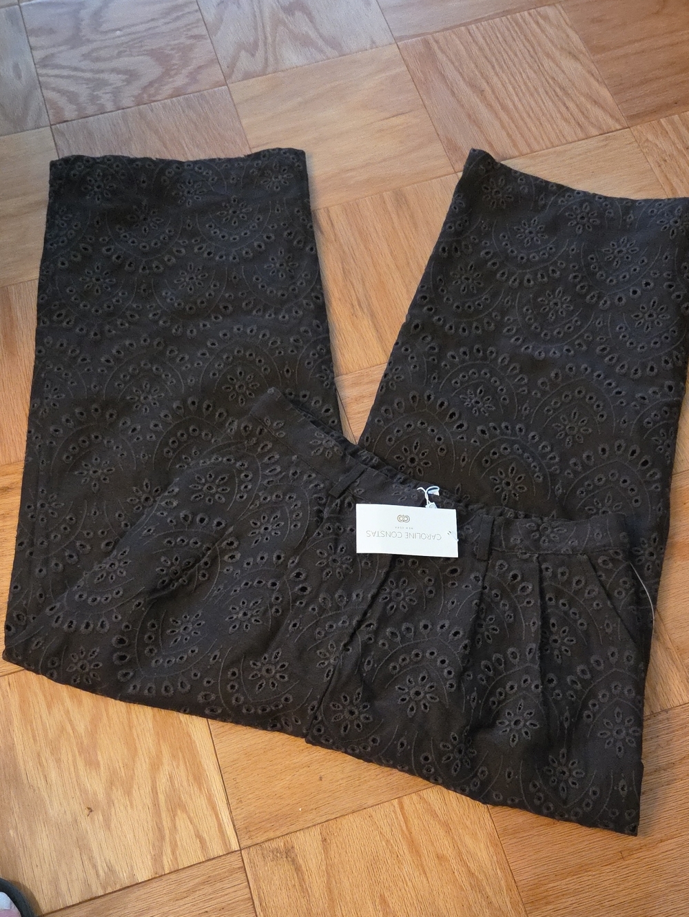 Caroline Constas Eyelet Pants